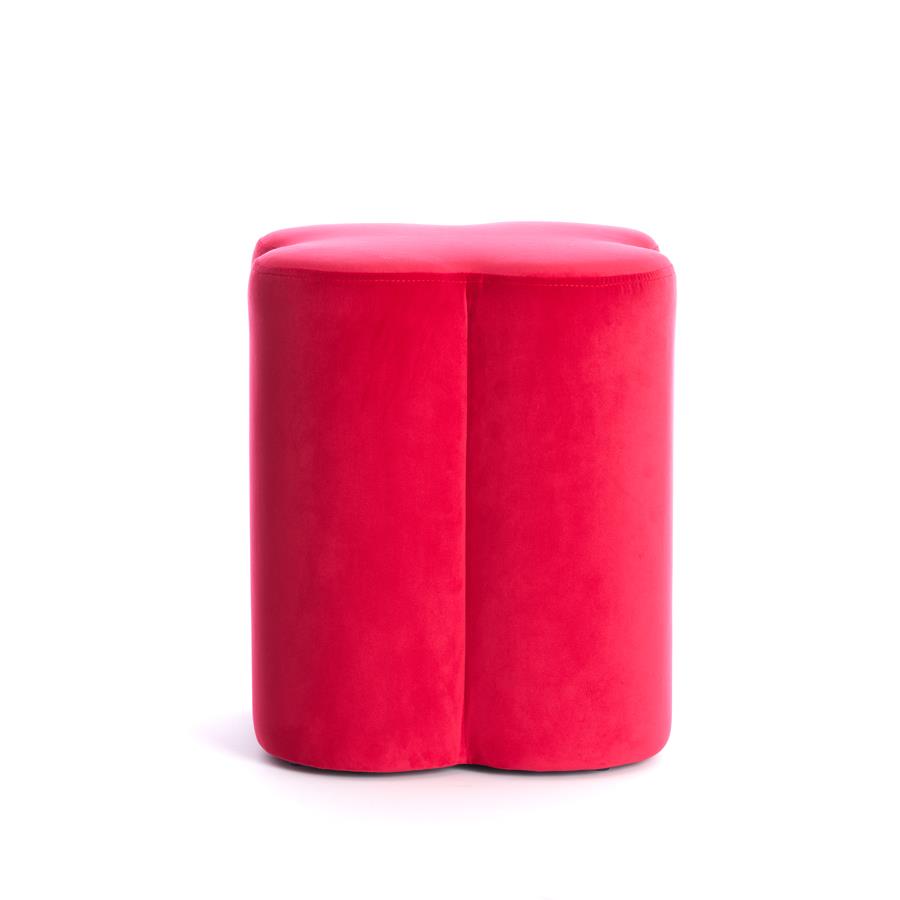 Light & Living Light&living Poef 38x38x45 cm NALANI velvet fuchsia