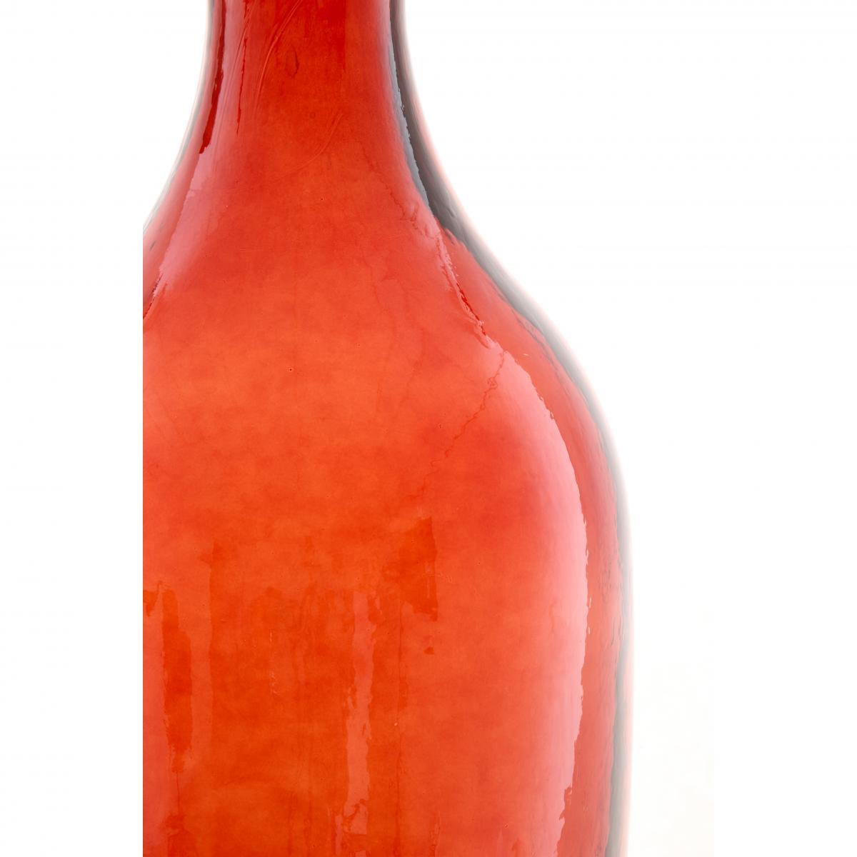 Light & Living Light&living Vaas Ø30x100 cm IMANO glas bordeaux