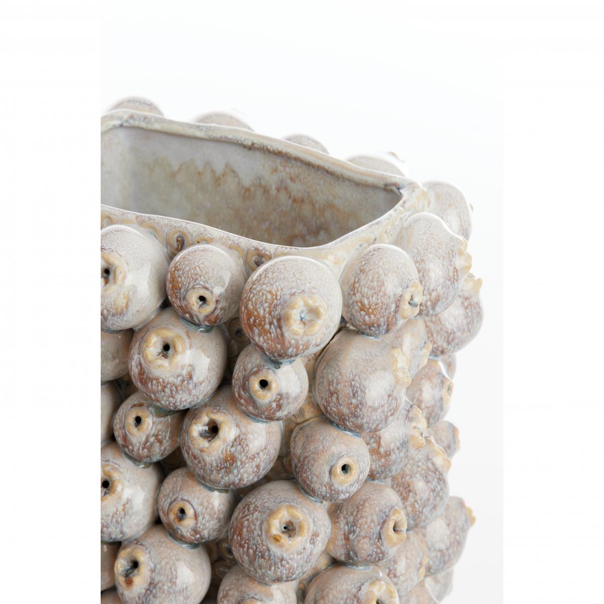 Light&living Vaas deco 24,5x18,5x37,5 cm NITALI keramiek zand