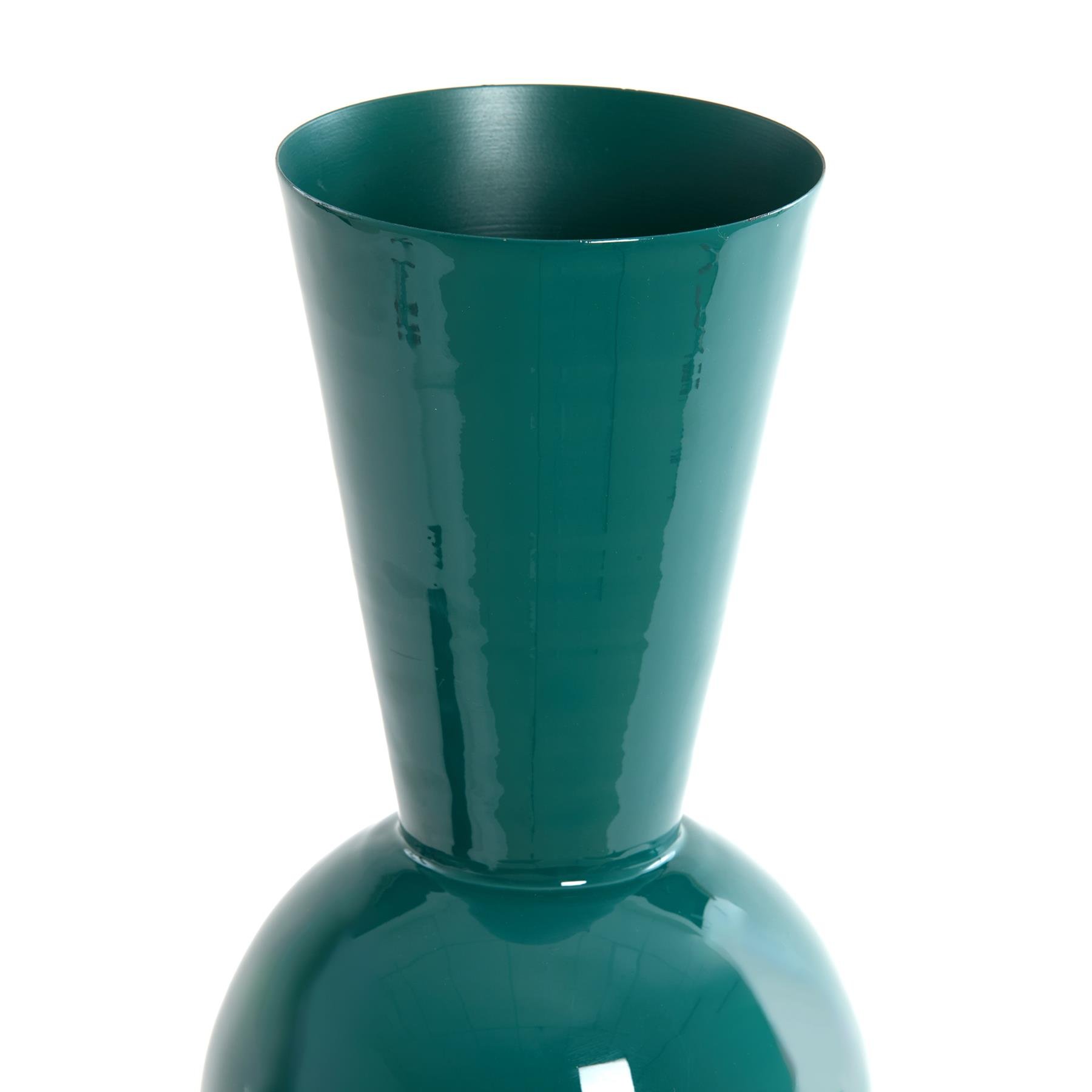 Light&living Vaas deco Ø25x60 cm CHEDI glans donker groen