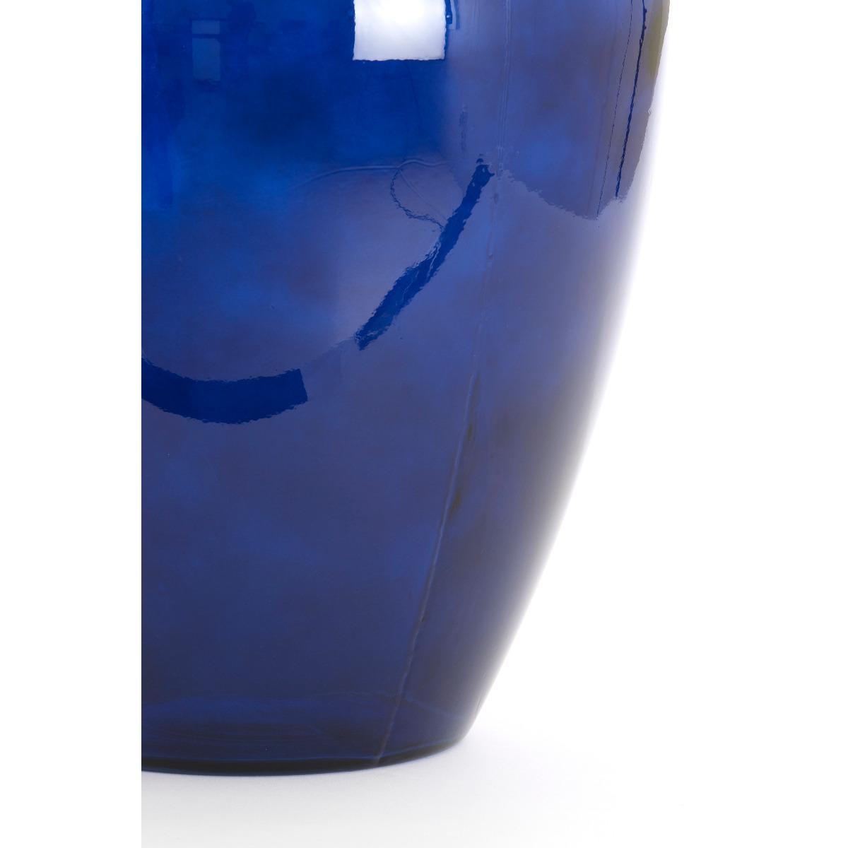 Light & Living Light&living Vaas Ø40x65 cm RUBRA glas glans blauw
