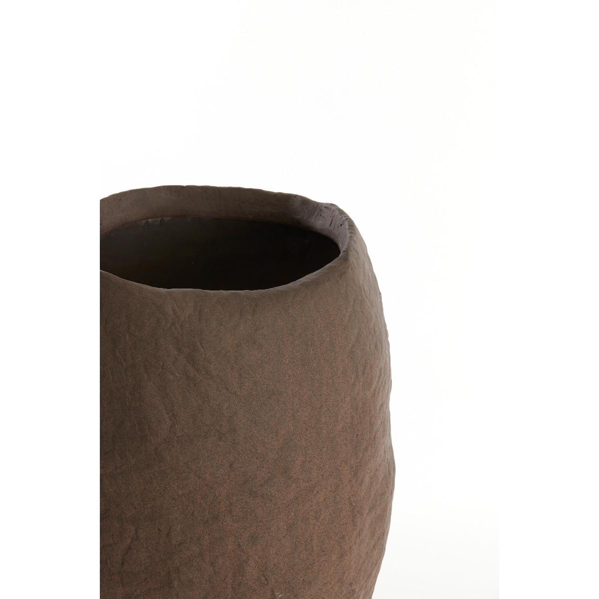 Light & Living Tingri vaas deco Ø39x58 cm - bruin