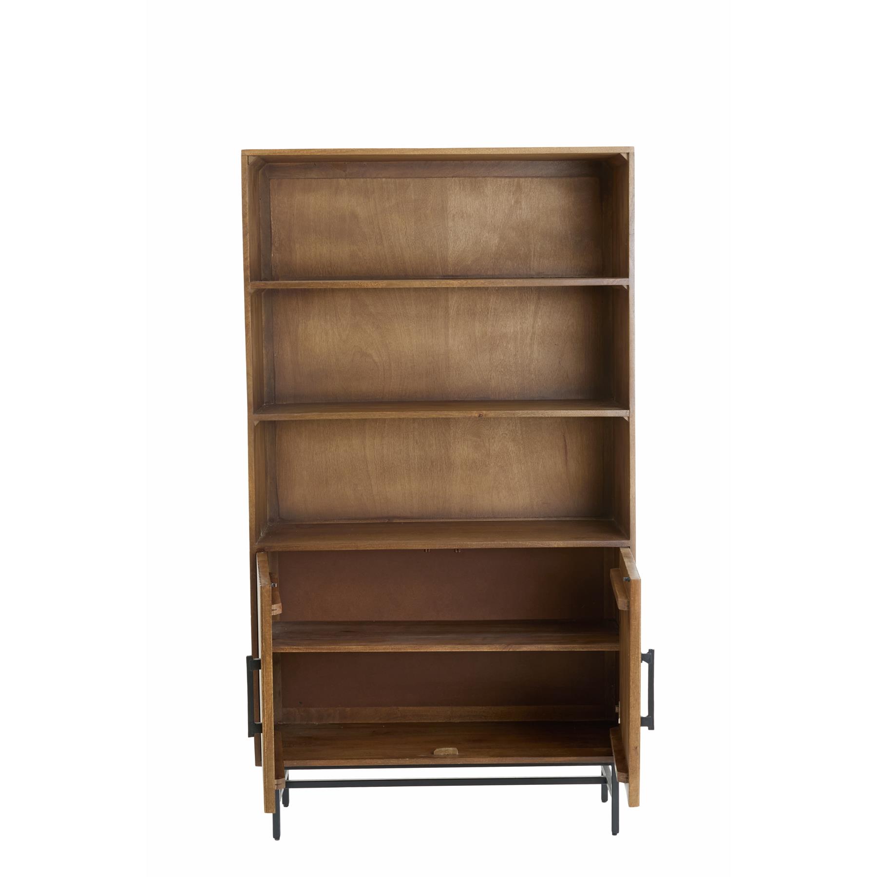 Light&living Kast 100x40x180 cm DUBAKU hout donker bruin