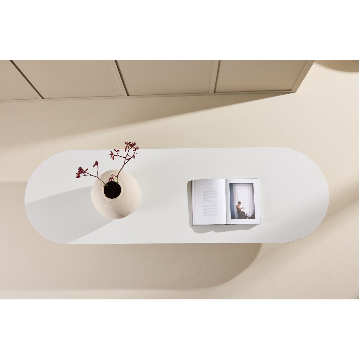 Svea - Antonio ovale salontafel - 60 x 190 cm - beige