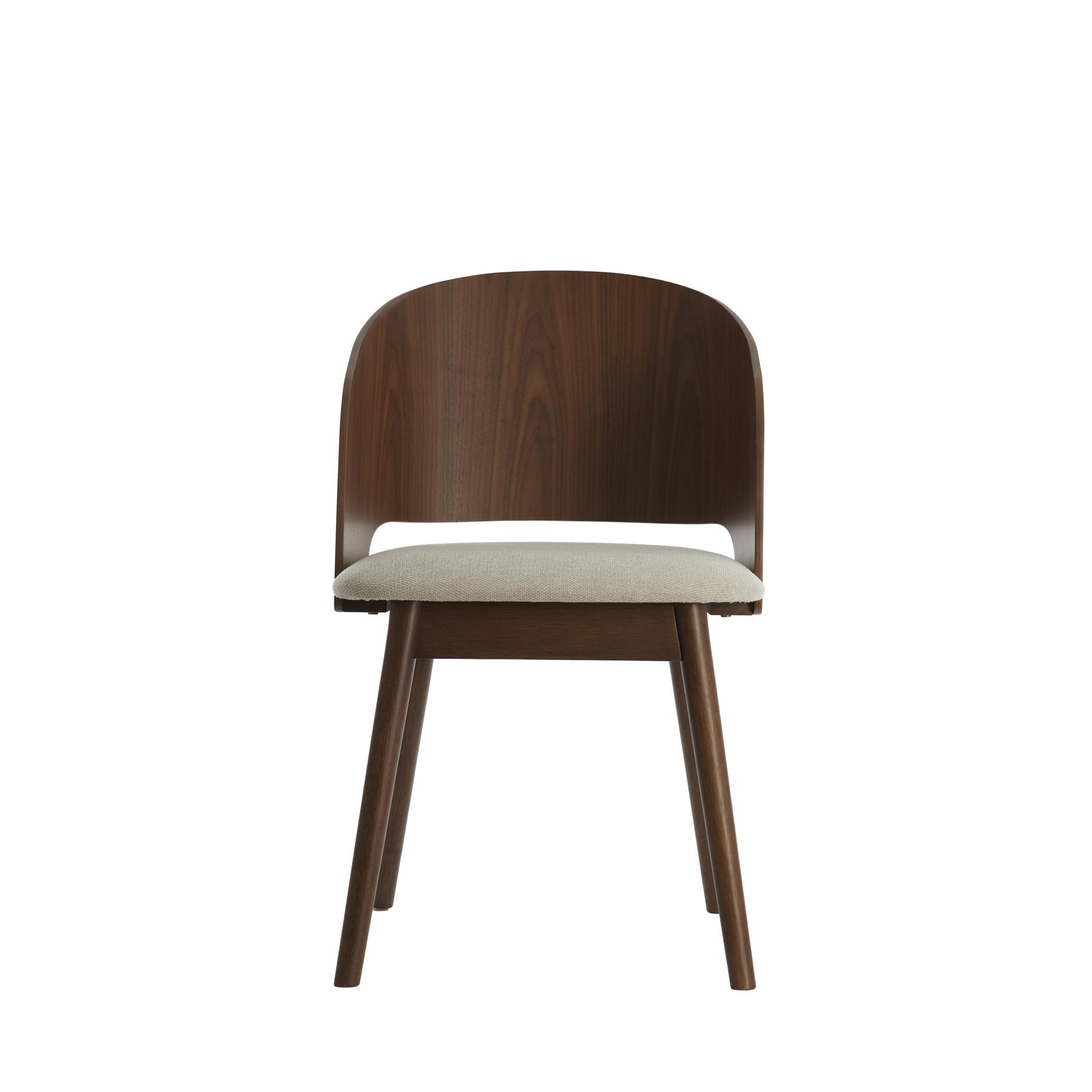 Light&living Eetkamerstoel 56x49x79 cm NIEBLA hout bruin+beige