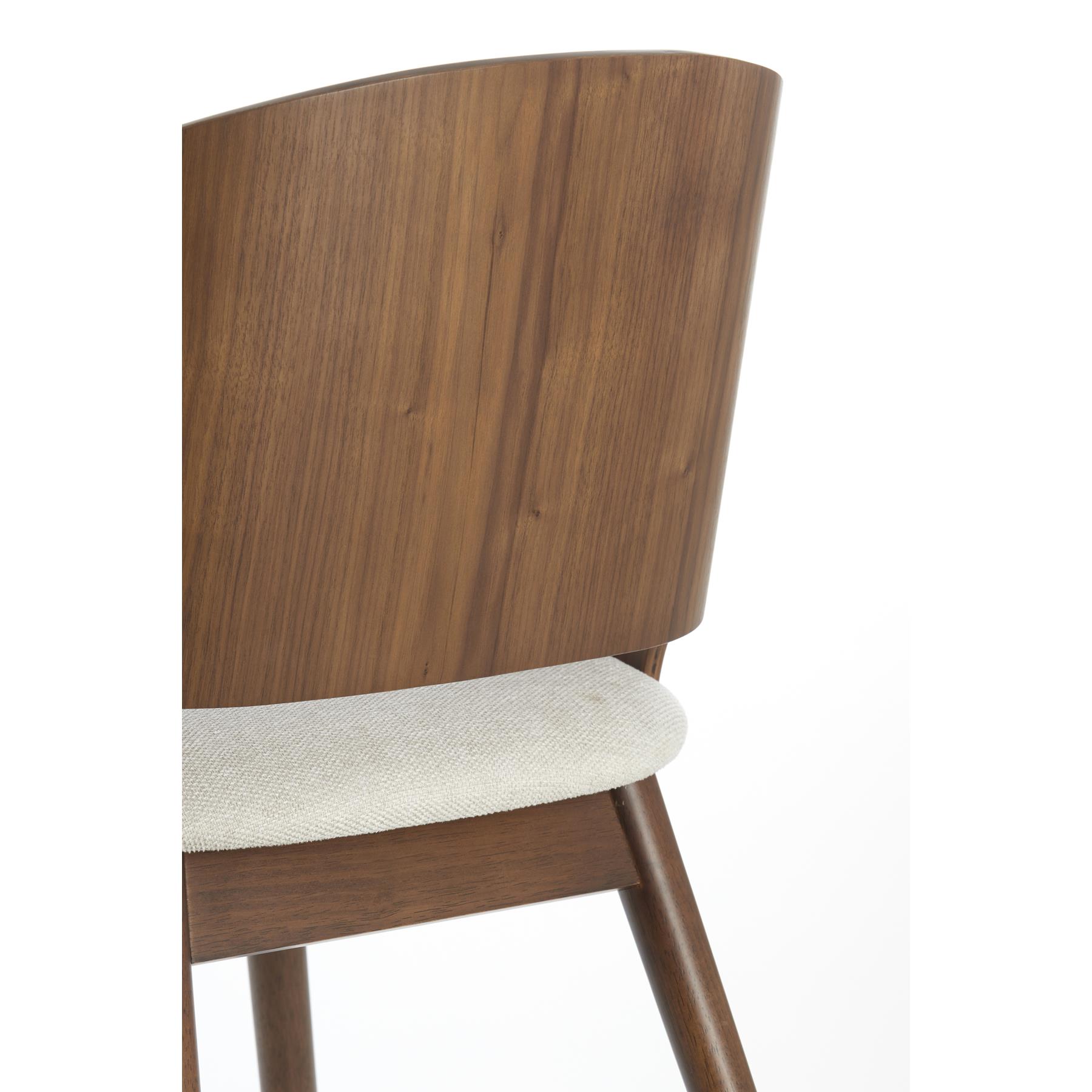 Light&living Eetkamerstoel 56x49x79 cm NIEBLA hout bruin+beige