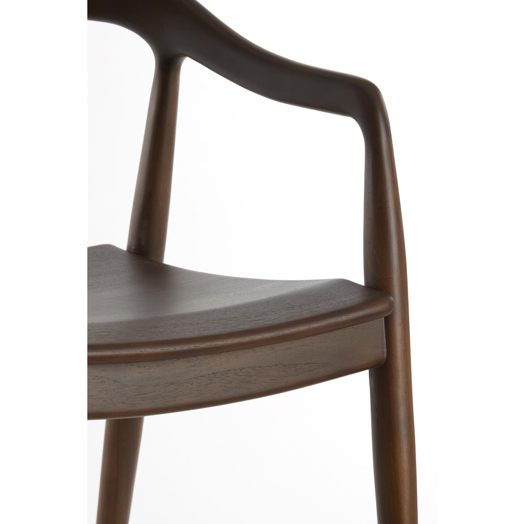 Light&living Eetkamerstoel 60x58x83 cm PALOS hout roodbruin