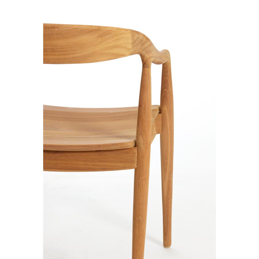 Light&living Eetkamerstoel 60x58x83 cm PALOS hout naturel