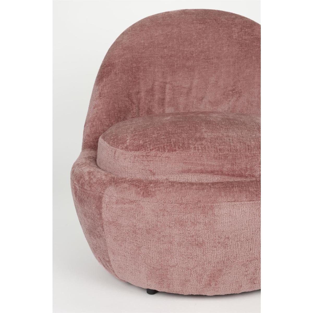 Puur Calum fauteuil - roze