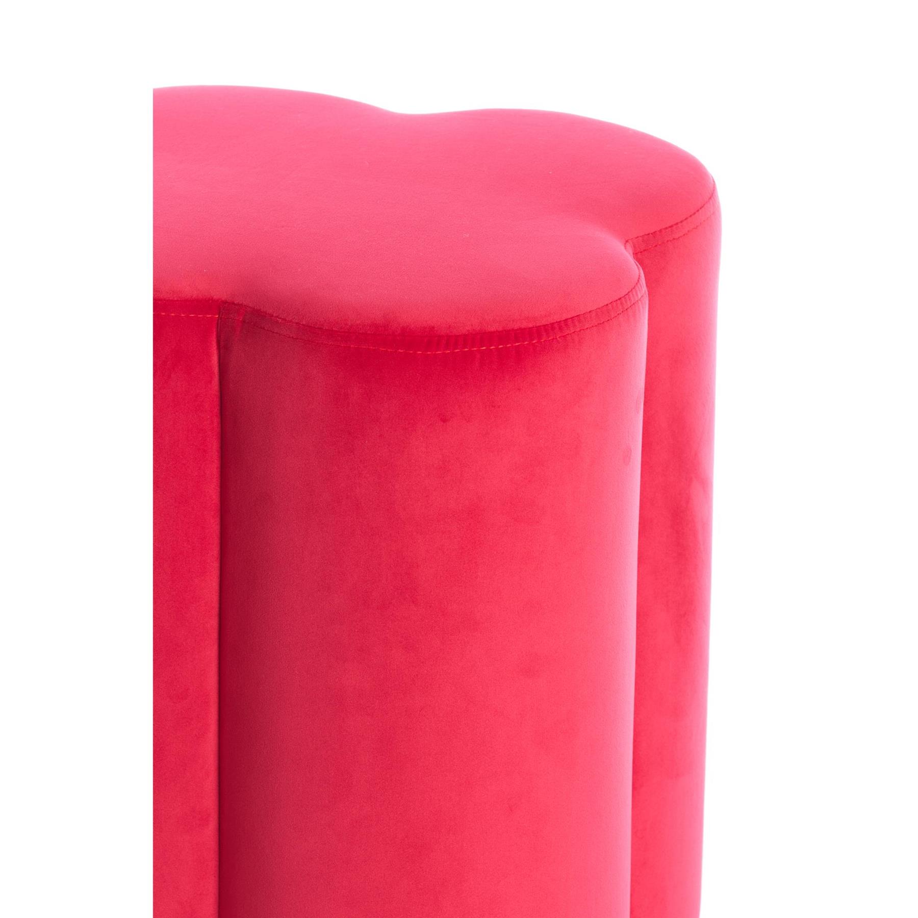 Light & Living Light&living Poef 38x38x45 cm NALANI velvet fuchsia