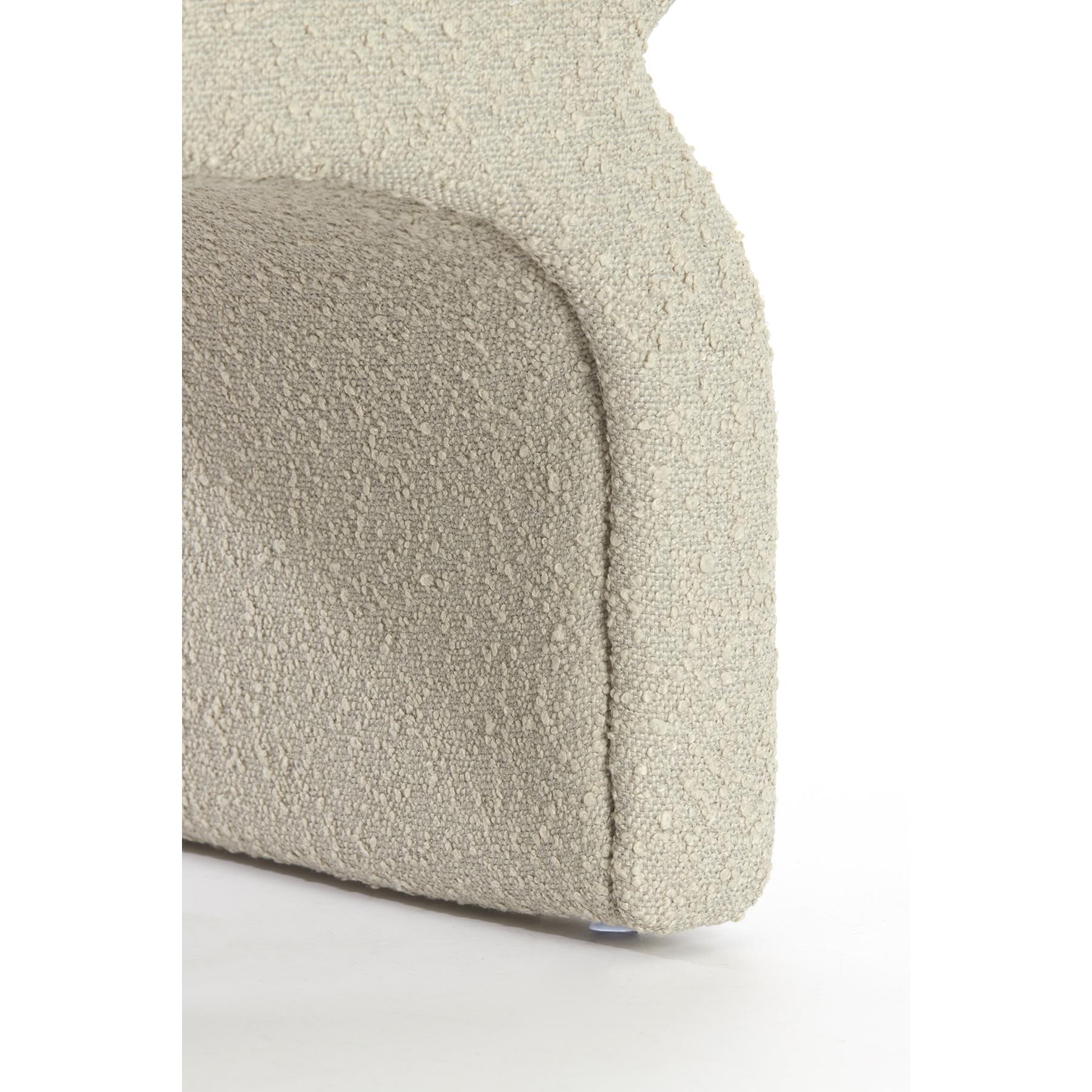 Light & Living Light&living Poef 60x46x46 cm NAFYA bouclé taupe