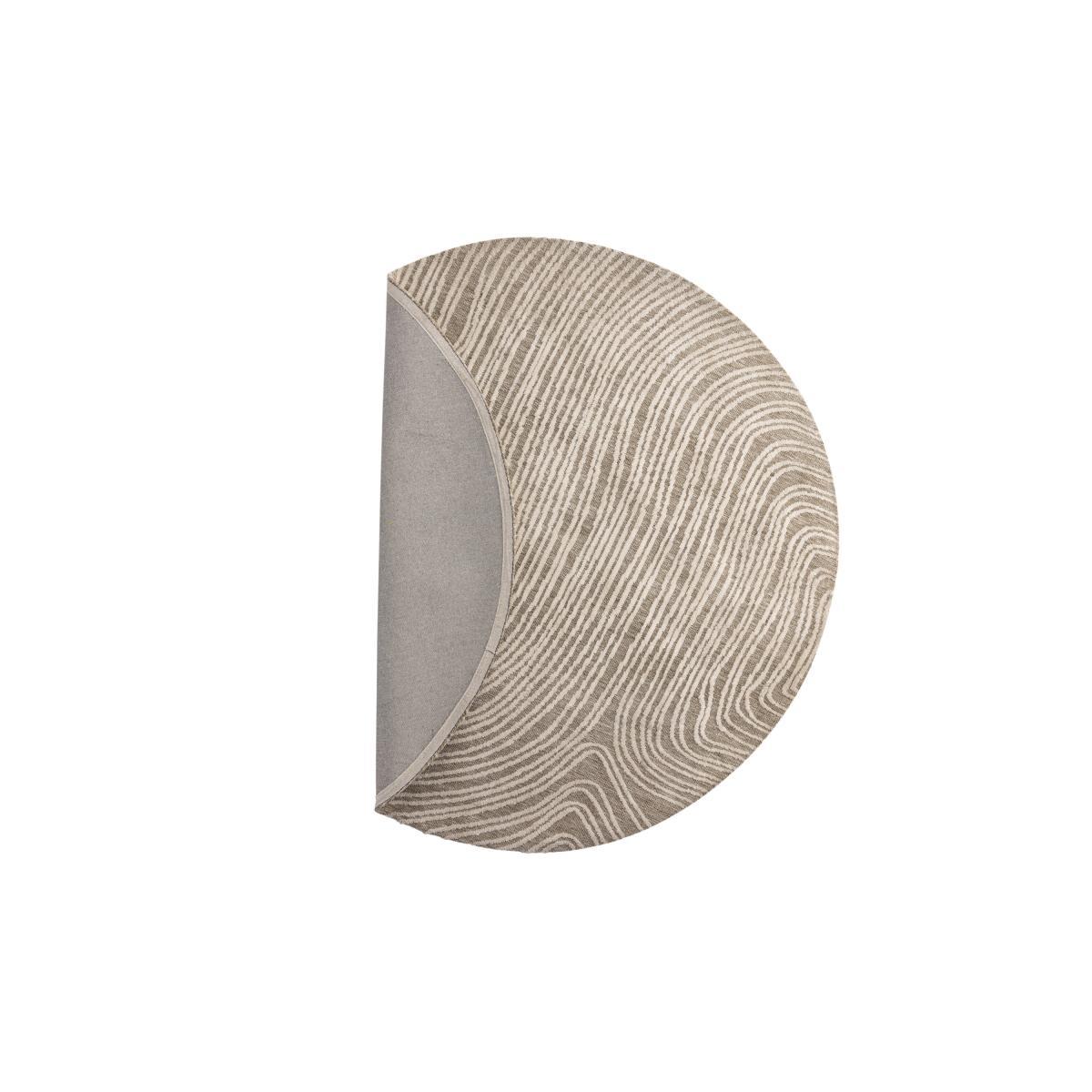 Svea - Alba ronde vloerkleed - ø200 cm - beige
