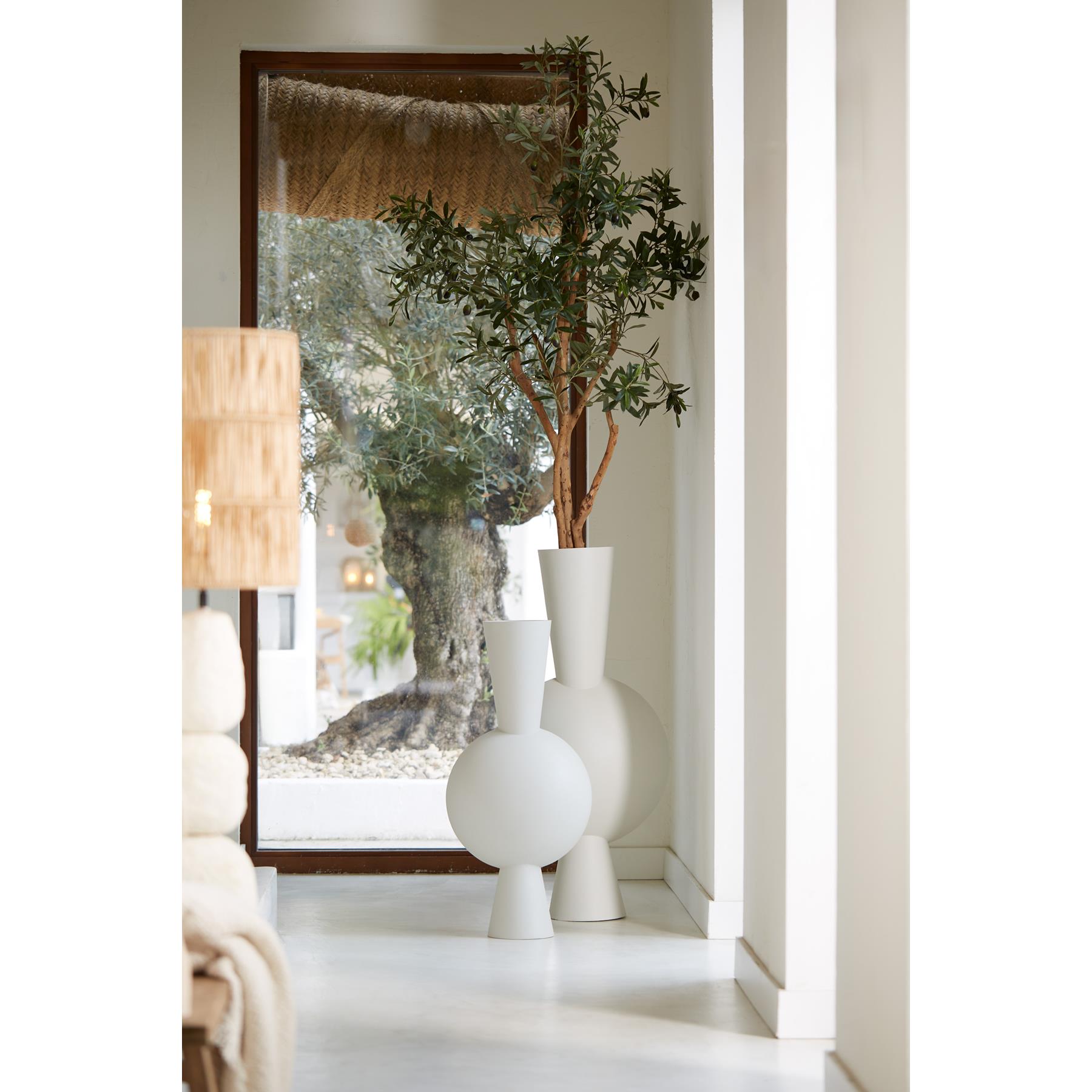 Light & Living Light&living Vaas deco 37,5x22x81 cm KAVANDU crème