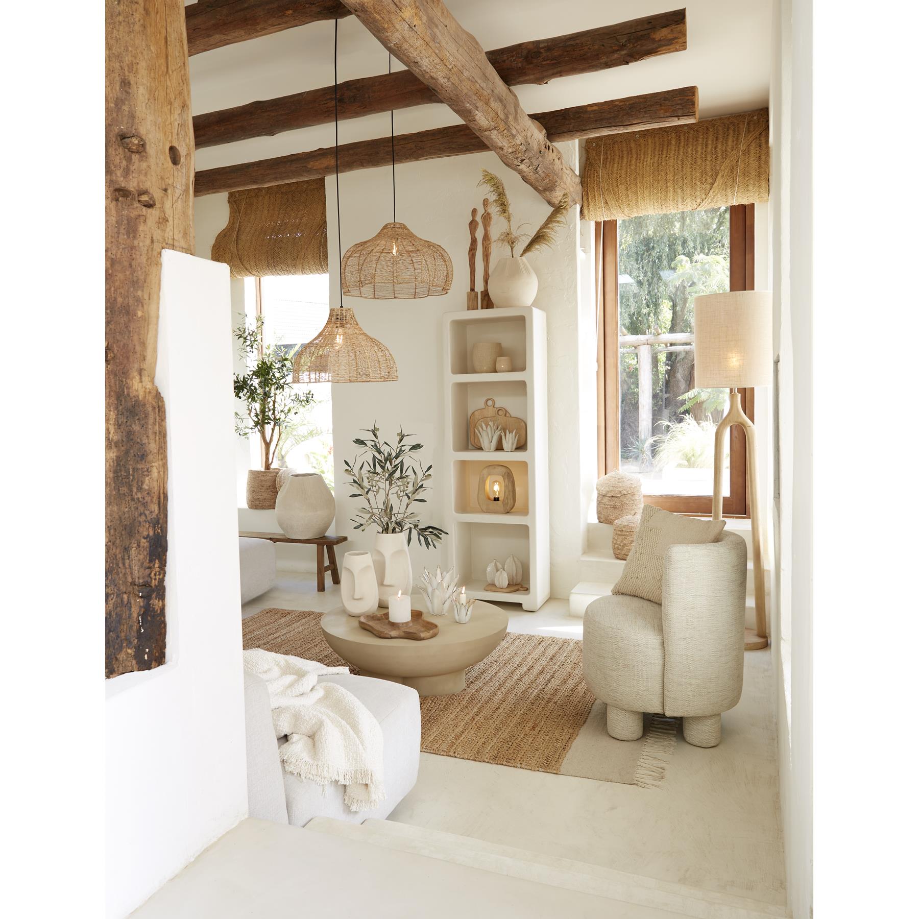 Light & Living Light&living Kast 60x35x190 cm NALUNO crème