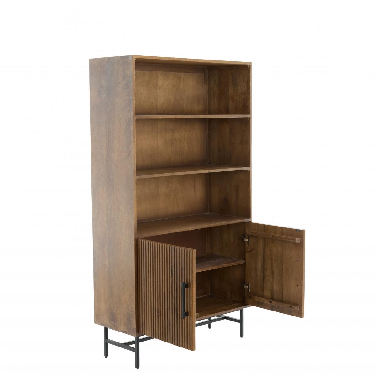 Light&living Kast 100x40x180 cm DUBAKU hout donker bruin