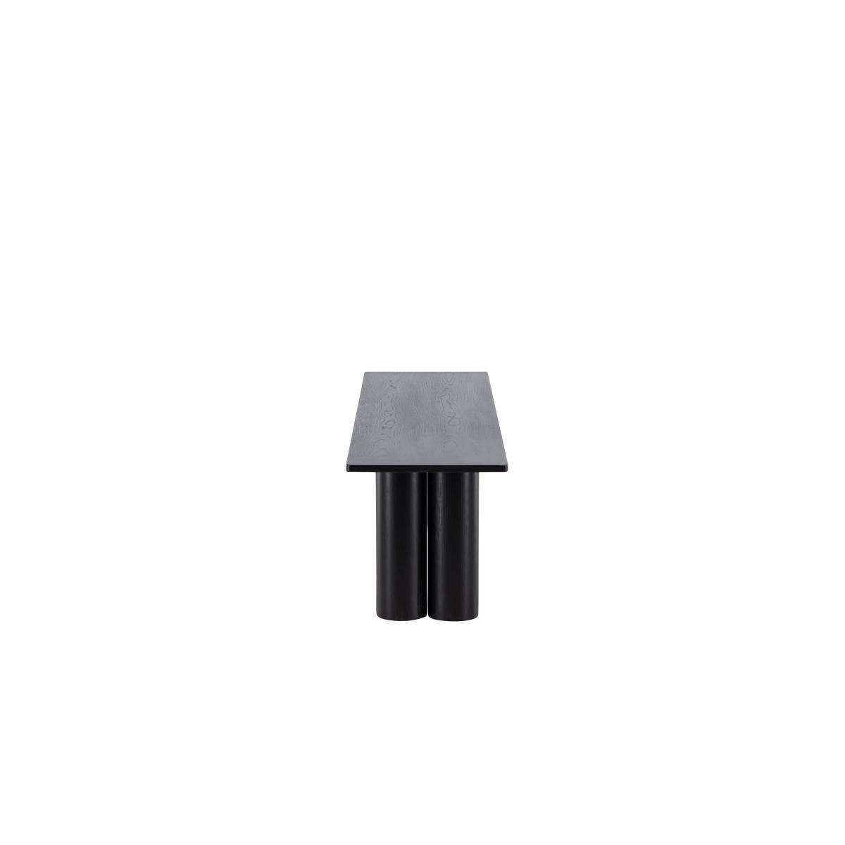 Svea - Rova eetkamerbank - 180 cm - zwart