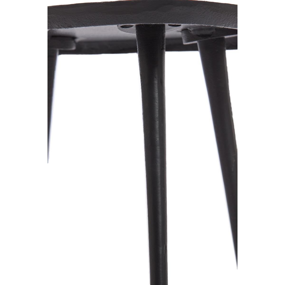 Light & Living Puno salontafel 64x53x34 cm - mat zwart