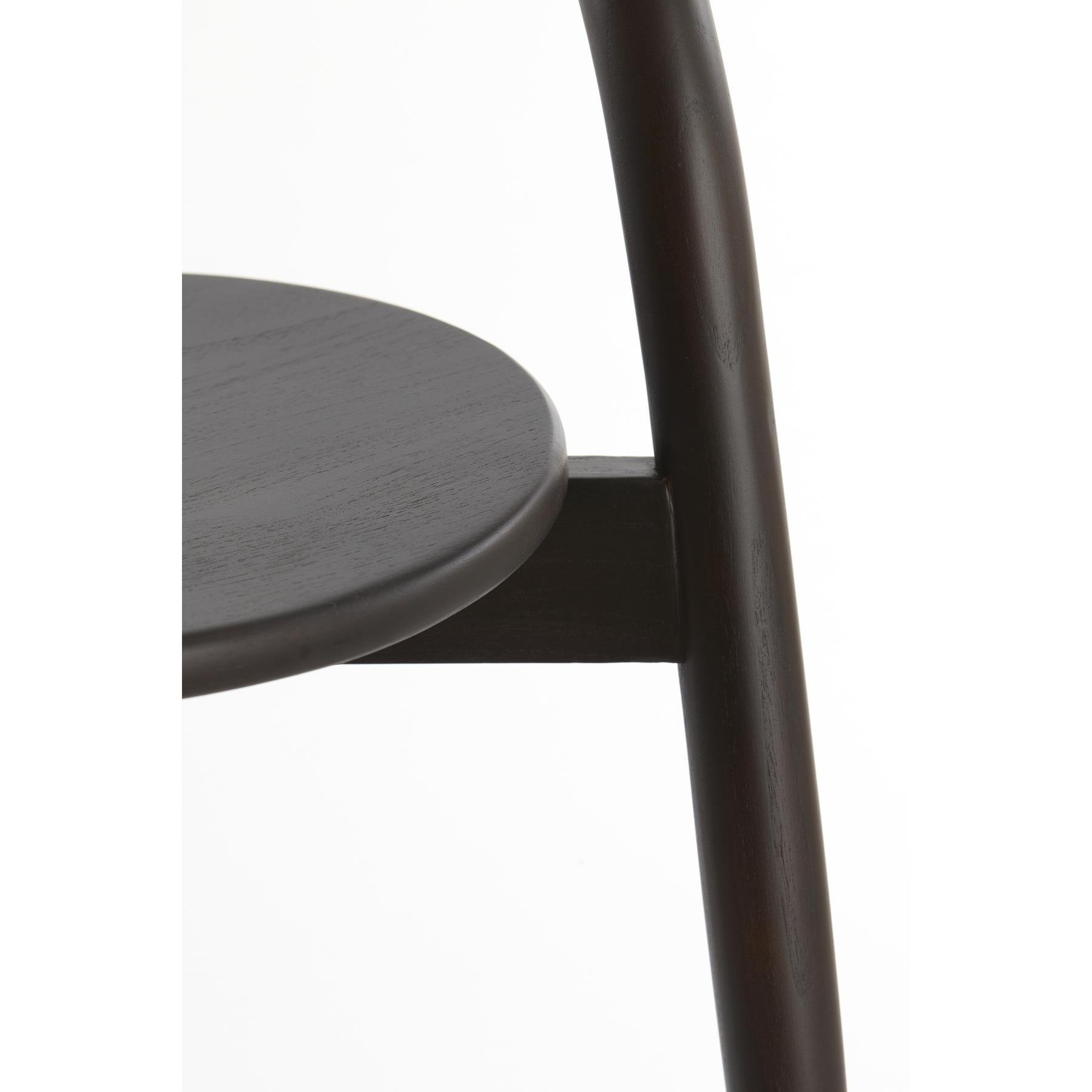 Light&living Eetkamerstoel 59x53x74 cm PALCA hout donker bruin