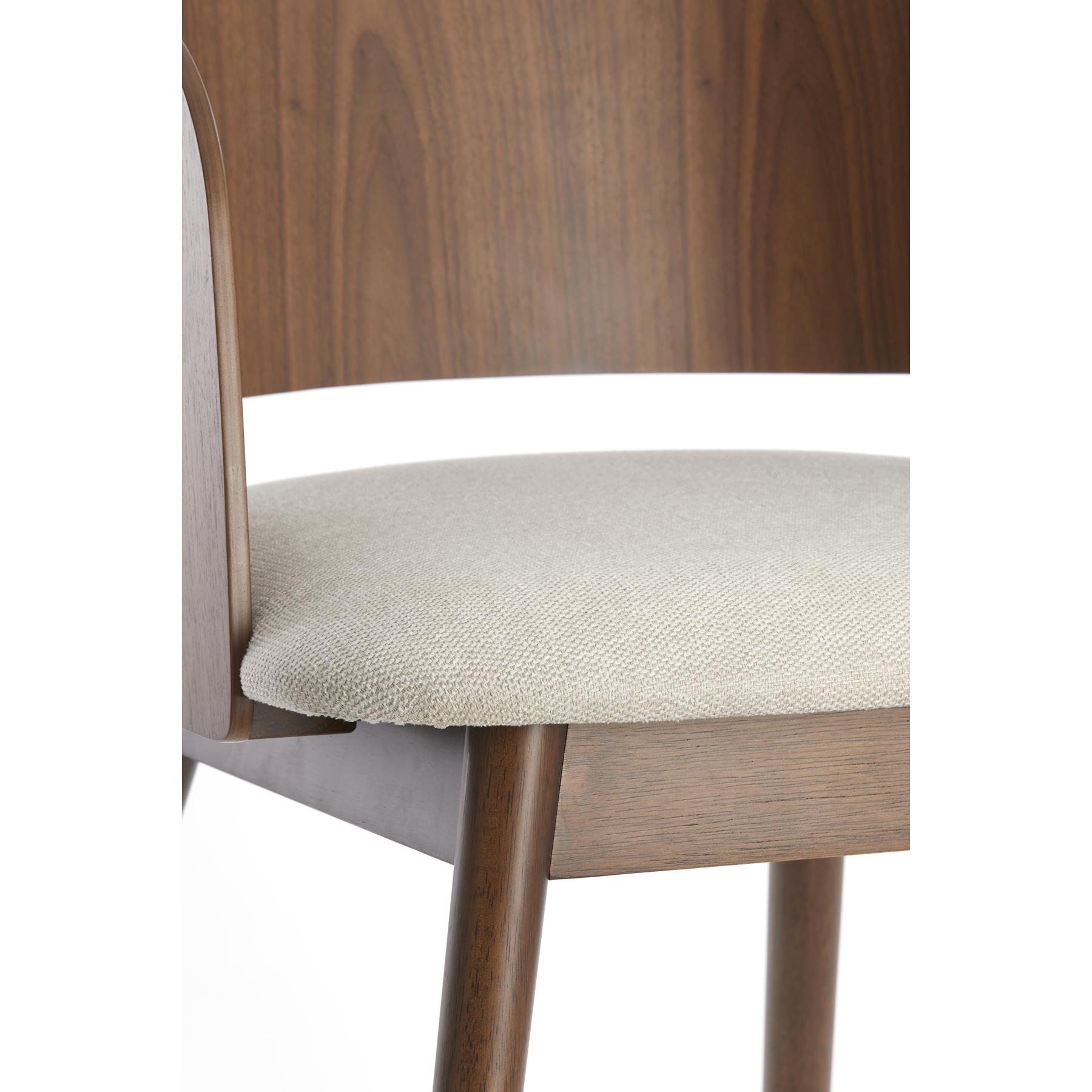 Light&living Eetkamerstoel 56x49x79 cm NIEBLA hout bruin+beige