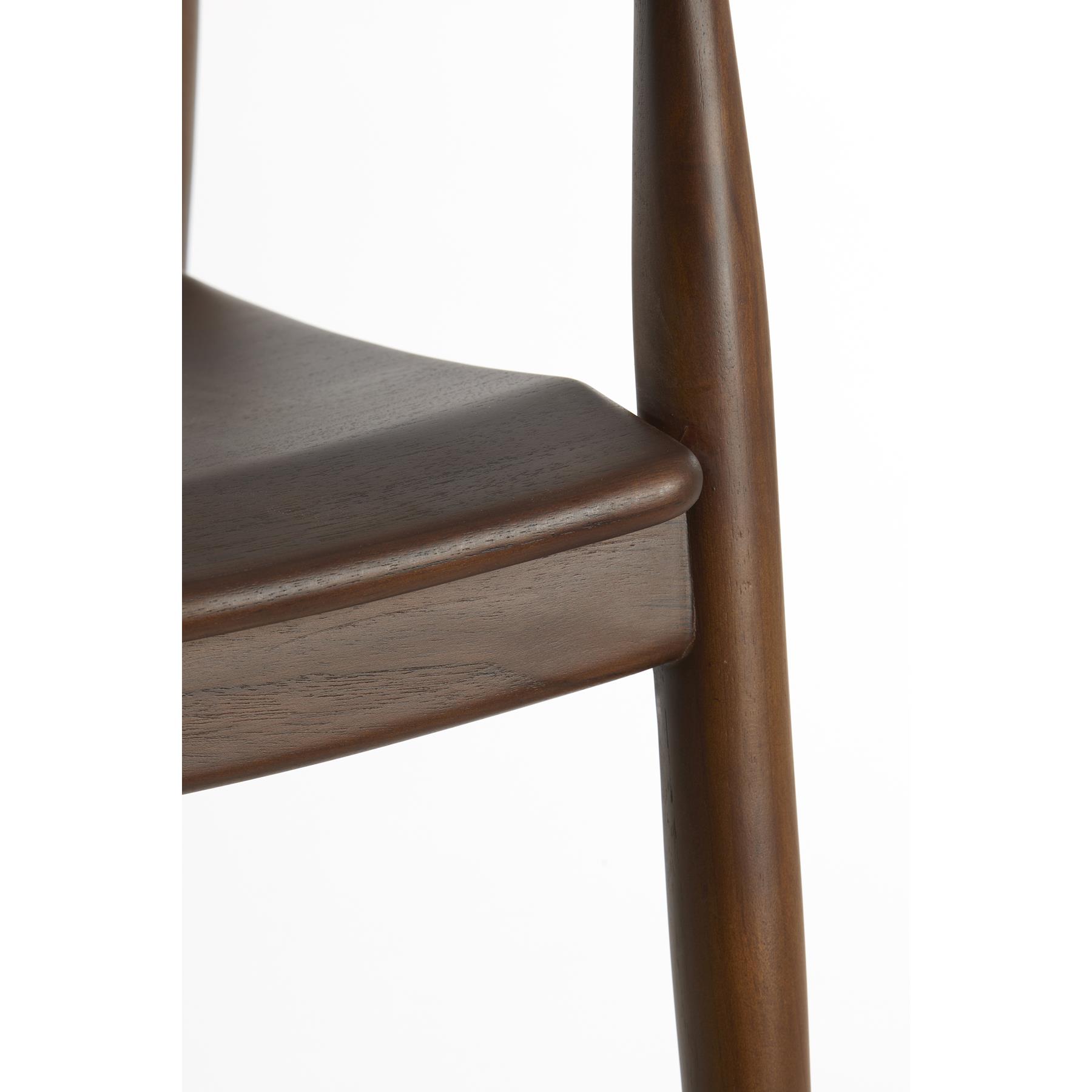 Light&living Eetkamerstoel 60x58x83 cm PALOS hout roodbruin