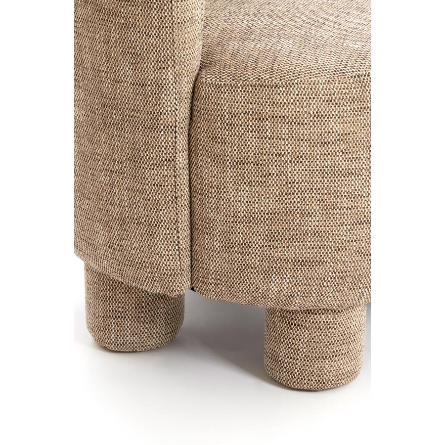 Light & Living Light&living Stoel 65x65x78 cm KAMOVA bruin-crème