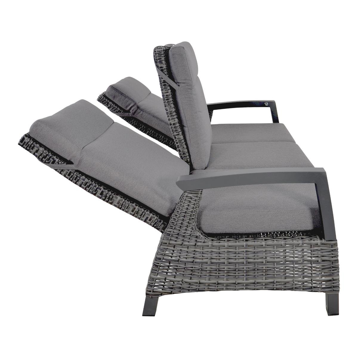 Lesli Living Loungebank Prato Forte - antraciet
