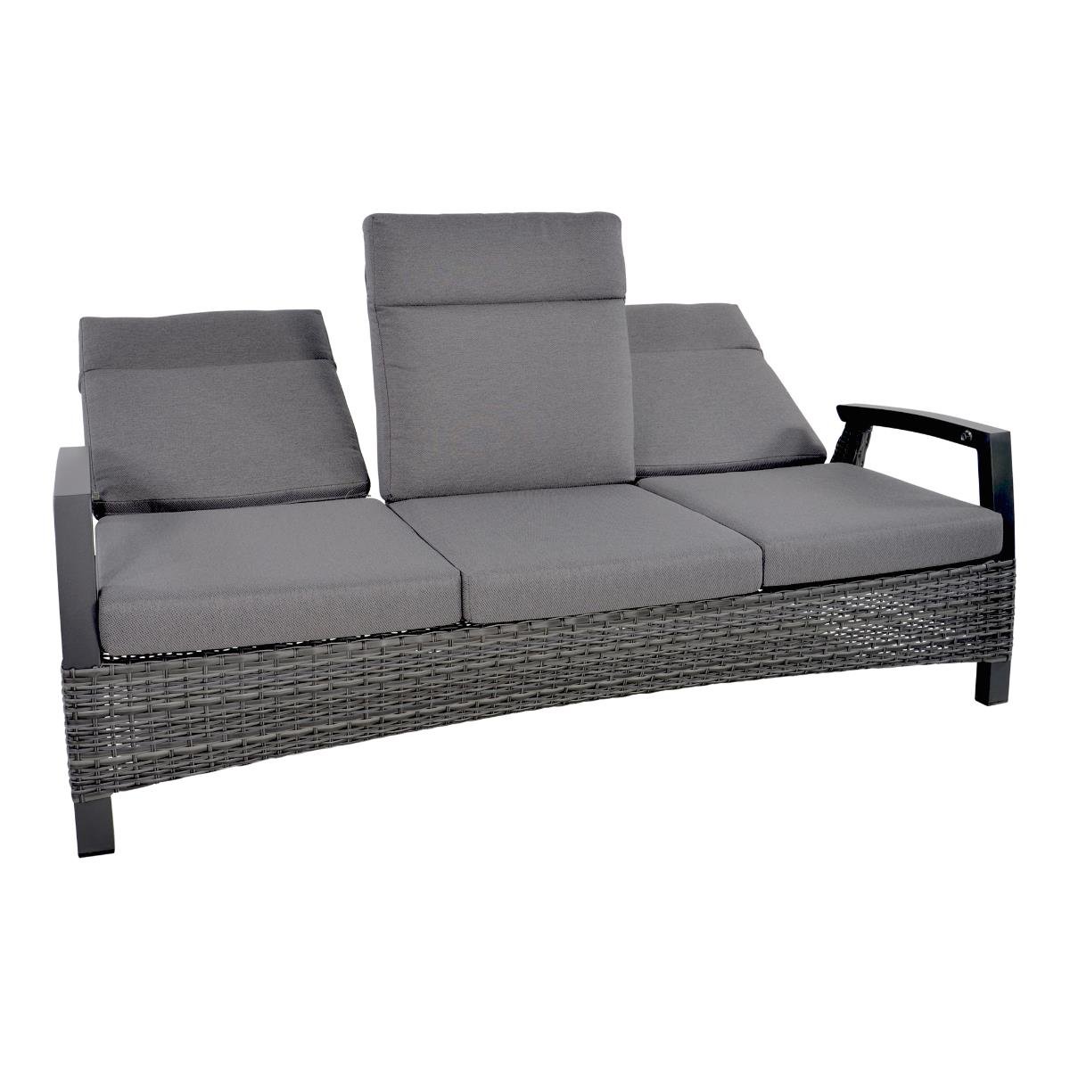 Lesli Living Loungebank Prato Forte - antraciet