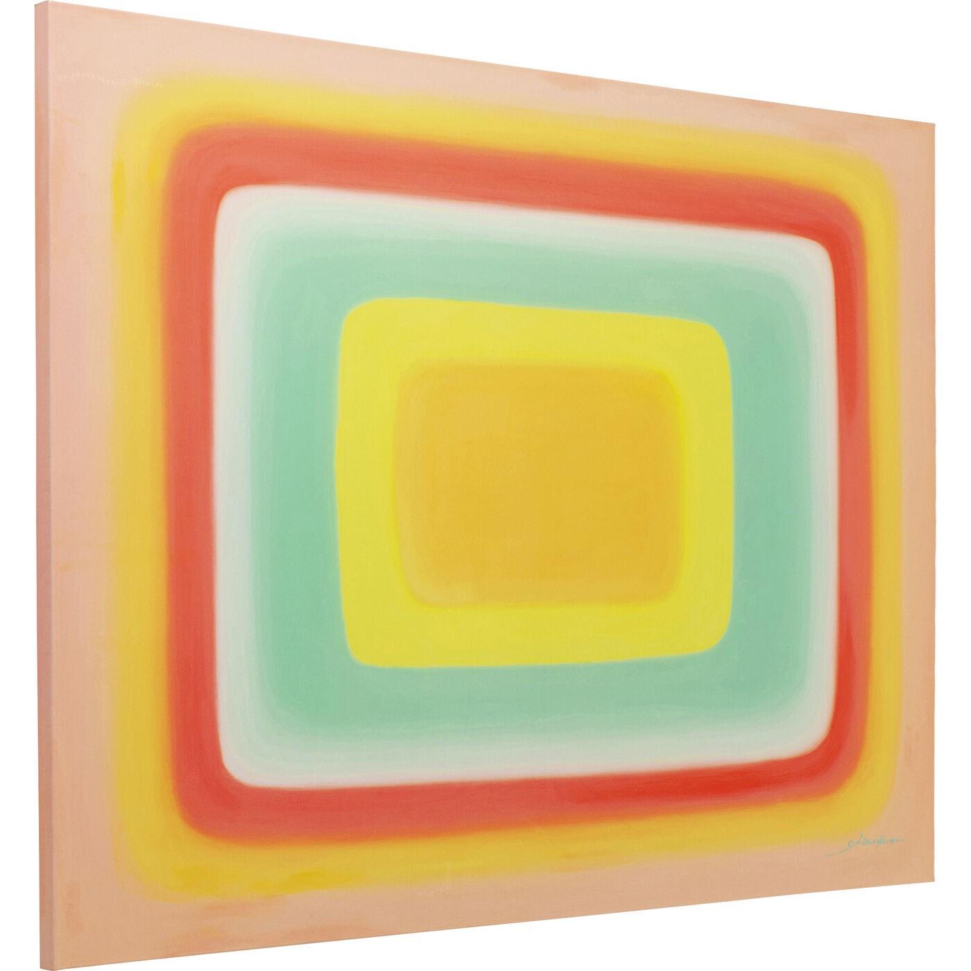 Kare Design Tendency Schilderij 160x120cm geel