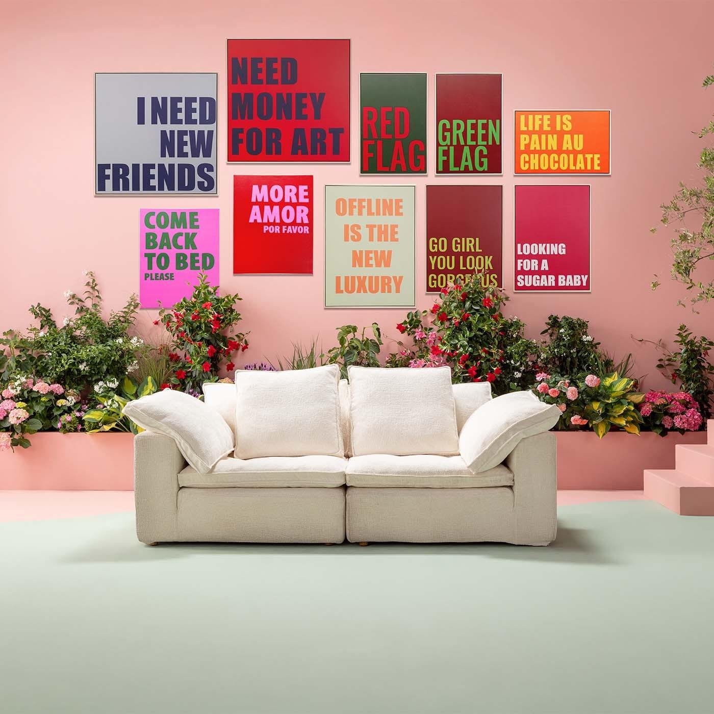 Kare Design Sugar Baby Schilderij 50x70cm