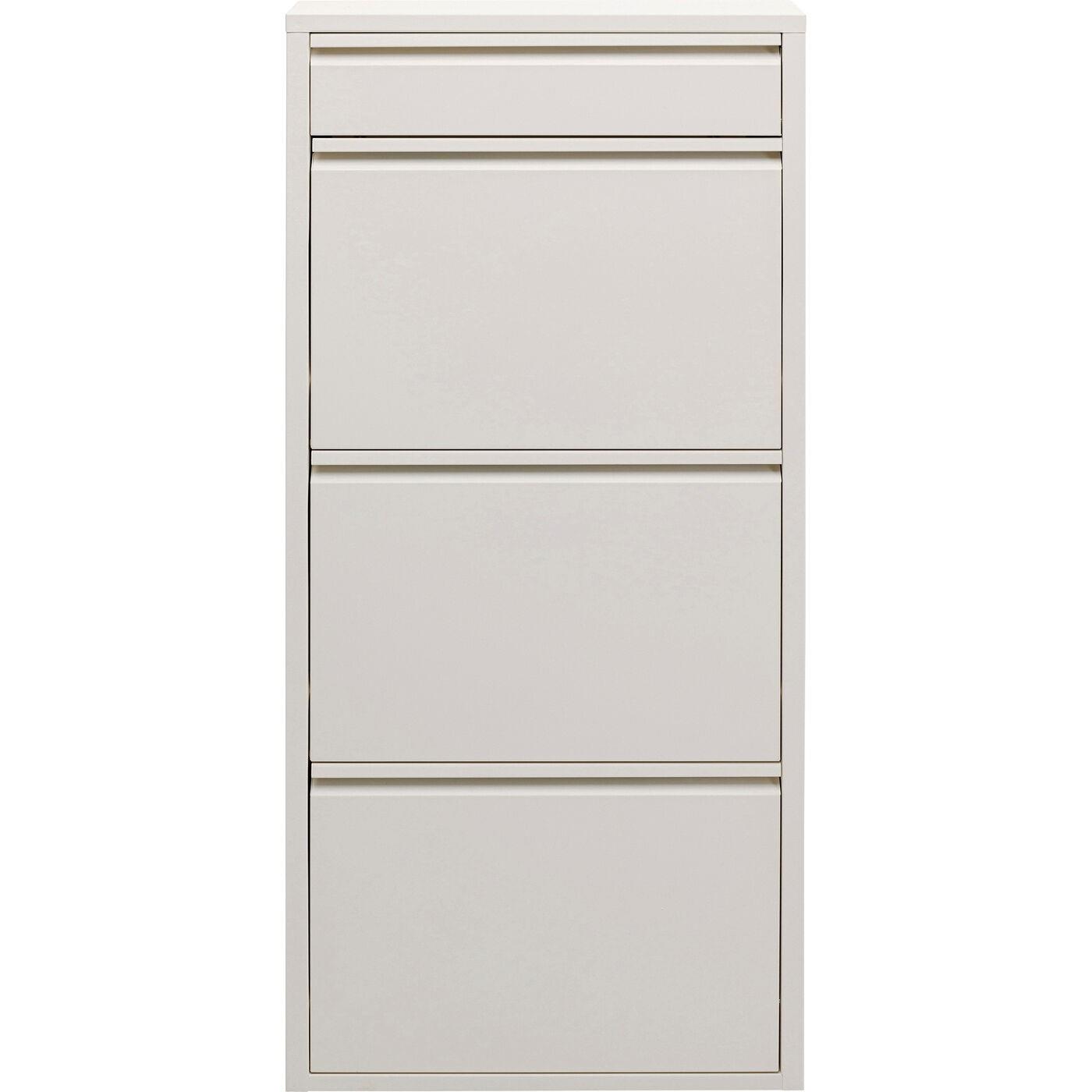 Kare Design Caruso Schoenenkast 3+1 laden creme