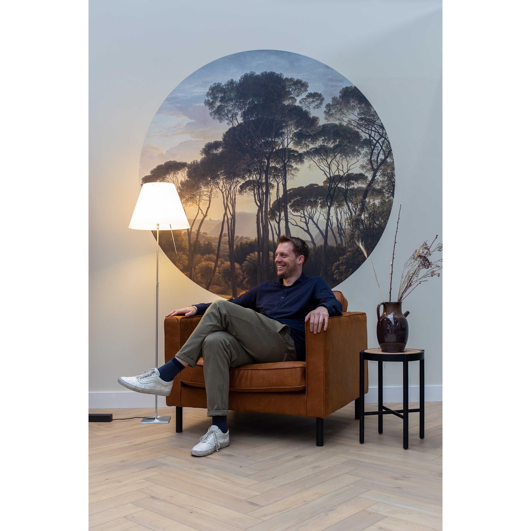Luceplan Costanza vloerlamp telescopisch met dimmer aluminium|Soft
