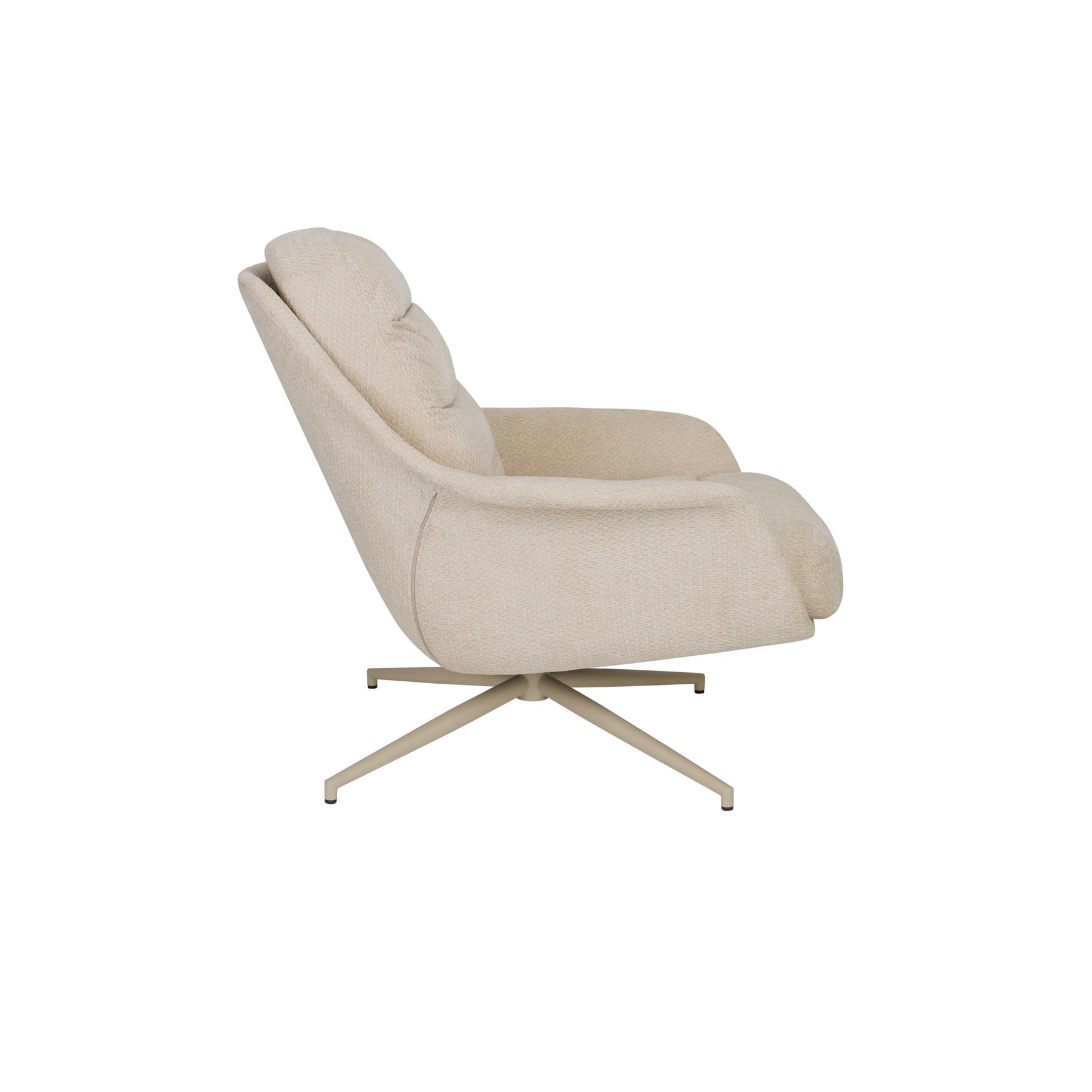 Zuiver Philly Loungestoel| fauteuil - Beige