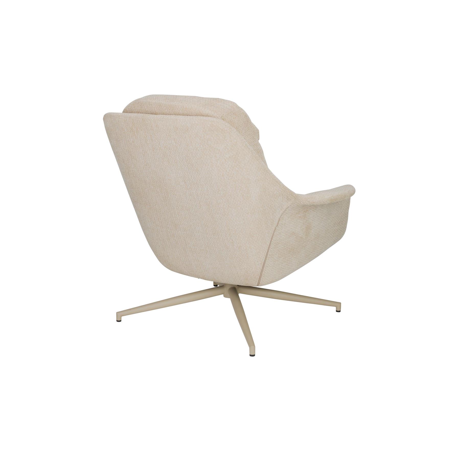 Zuiver Philly Loungestoel| fauteuil - Beige