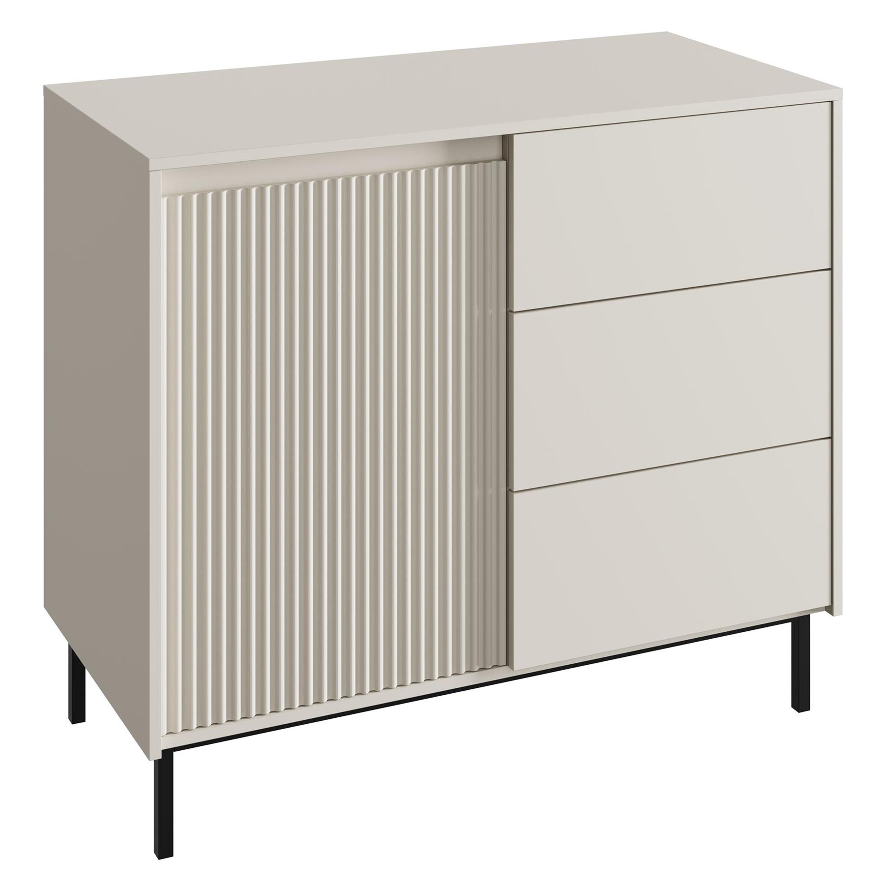 Meubella Dressoir Orvana - Beige - 103 cm