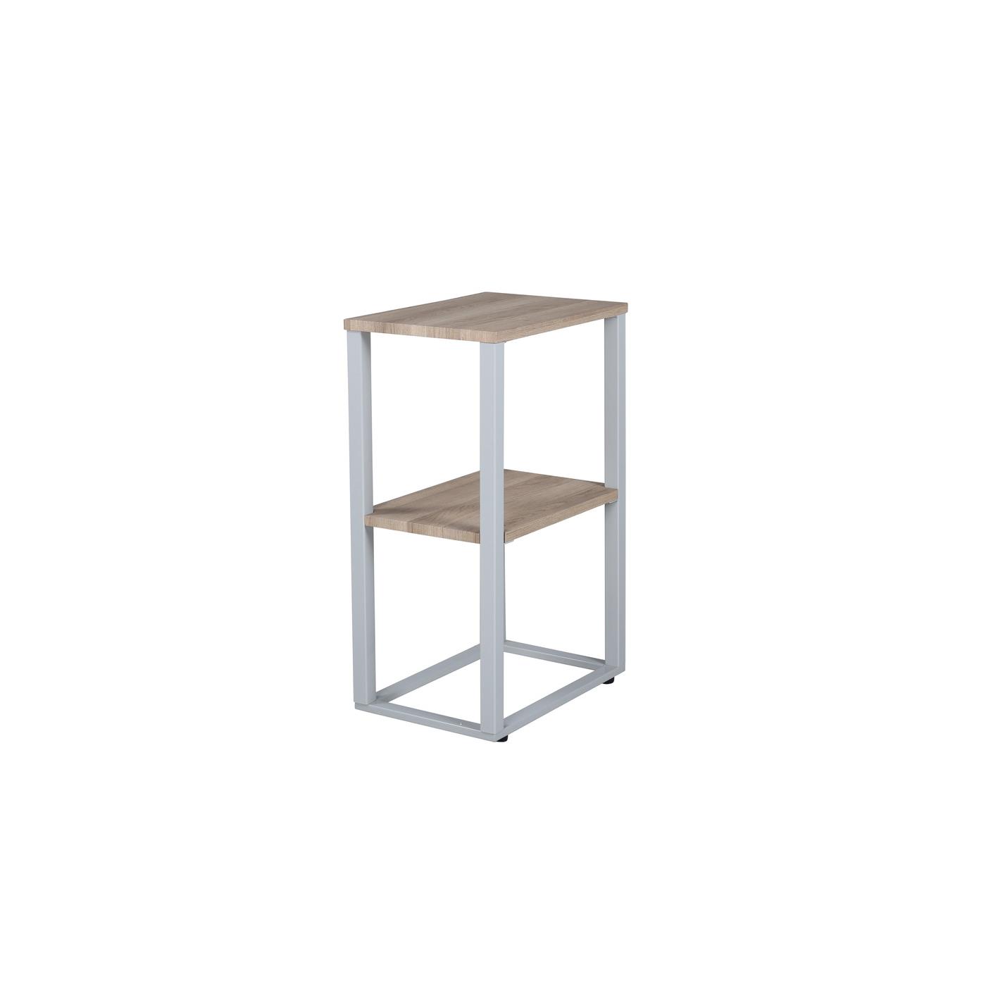 Fjôrd - Nachtkastje Grijs Ash - 55x30x70cm - Rise