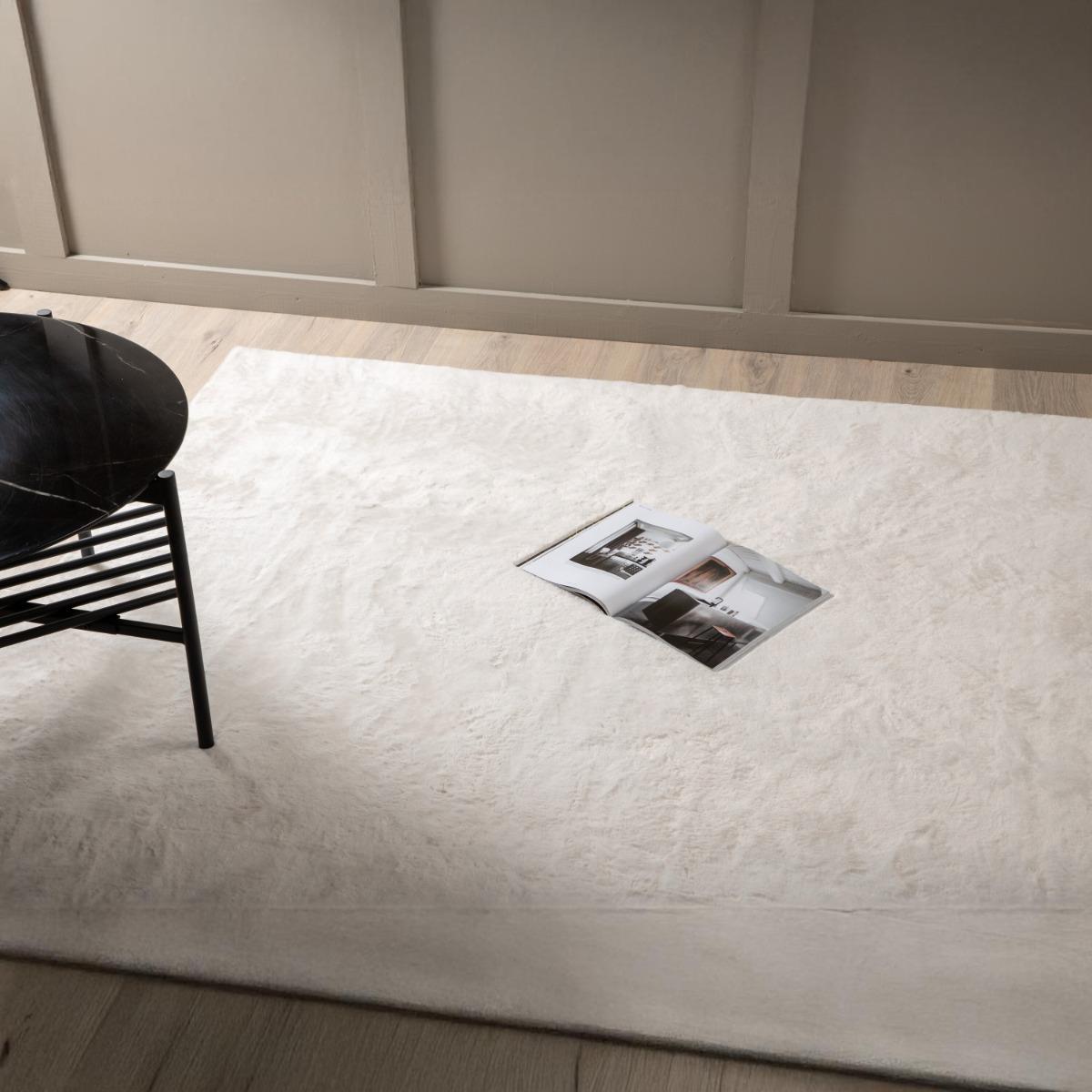 Fjôrd - Vloerkleed Wit - 200x300cm - Nina