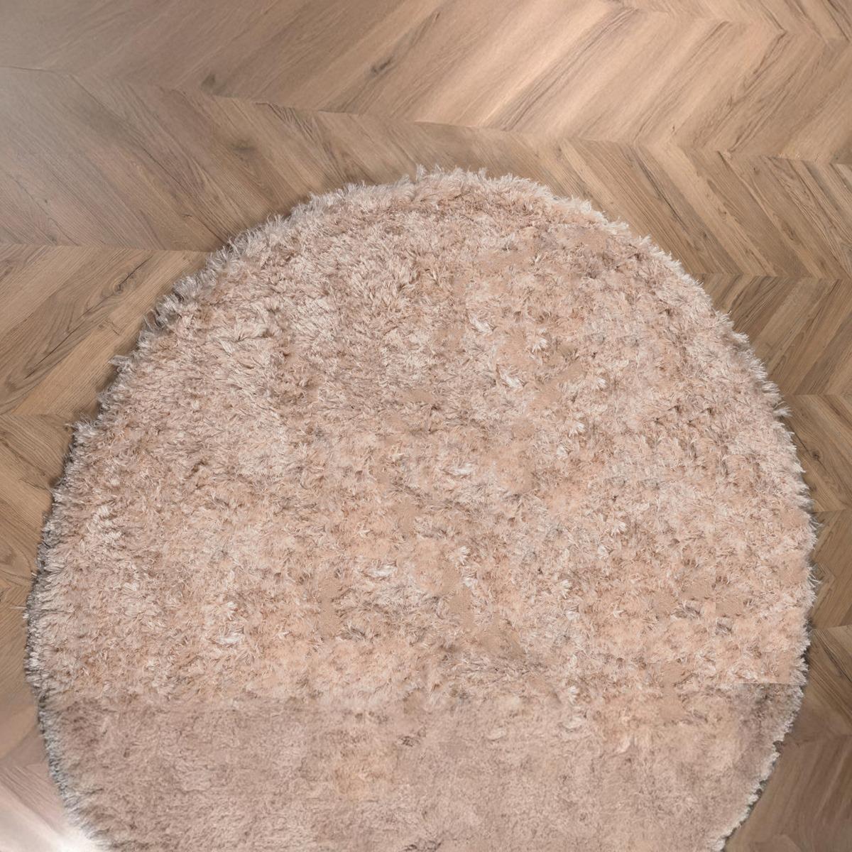 Fjôrd - Vloerkleed Beige - Ø200cm - Natta