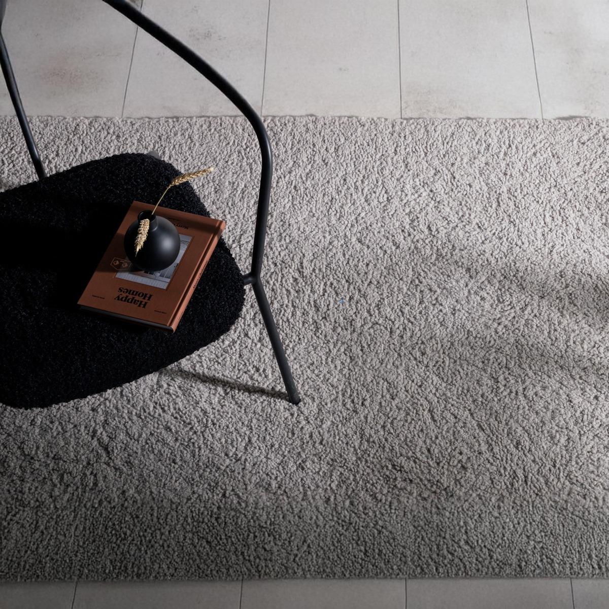 Fjôrd - Vloerkleed Grijs - 200x300cm - Teddy
