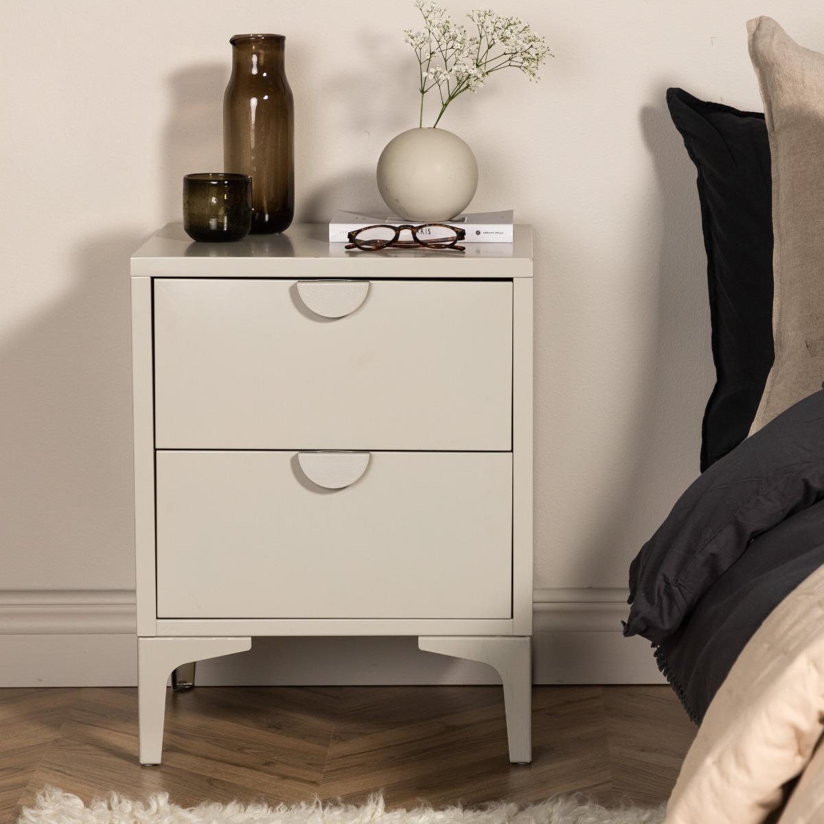 Fjôrd - Nachtkastje Beige - Piring
