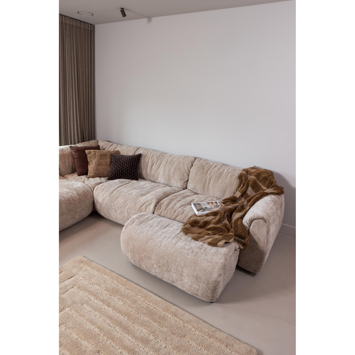WOOOD Baggy 1-Zits Element - Zand - 3D Chenille - 81x91x101