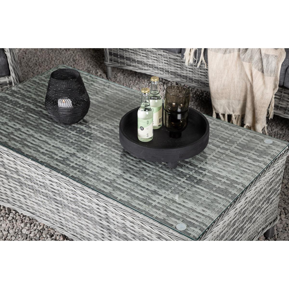 Fjôrd - Tuinset Grijs - Rotan - Vikelund