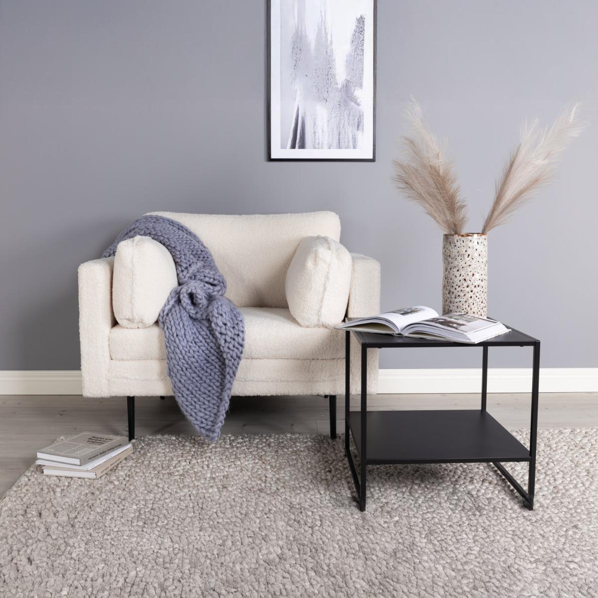 Fjôrd - Fauteuil Wit - Teddy - Boom