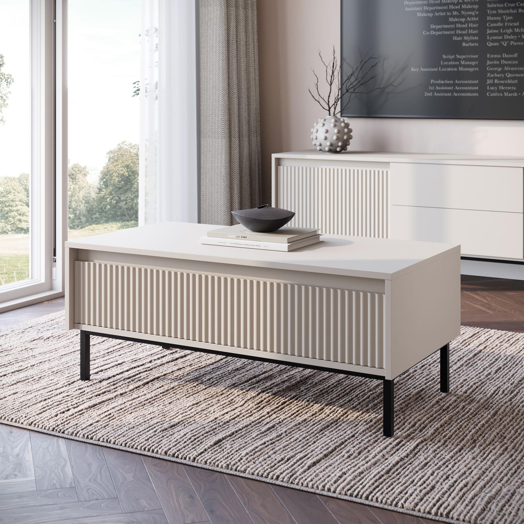 Meubella Salontafel Orvana - Beige - 100 cm
