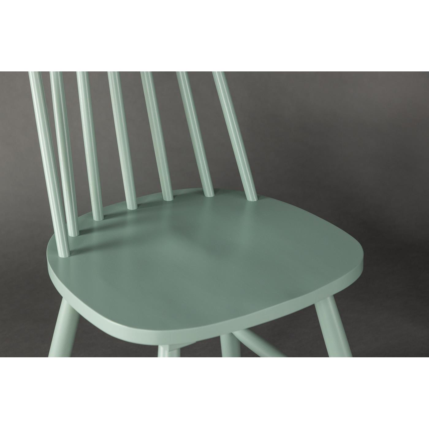 Fjôrd - Eetkamerstoel Groen - Hout - Lönneberga - Set van 2