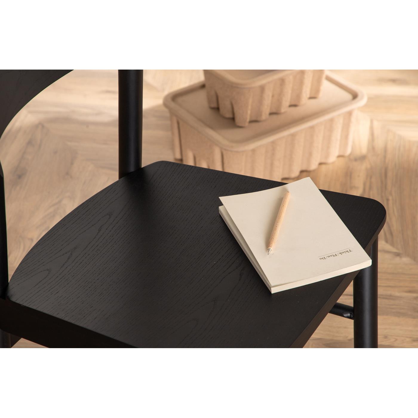 Fjôrd - Eetkamerstoel Naturel - Rubberhout - Montros - Set van 2