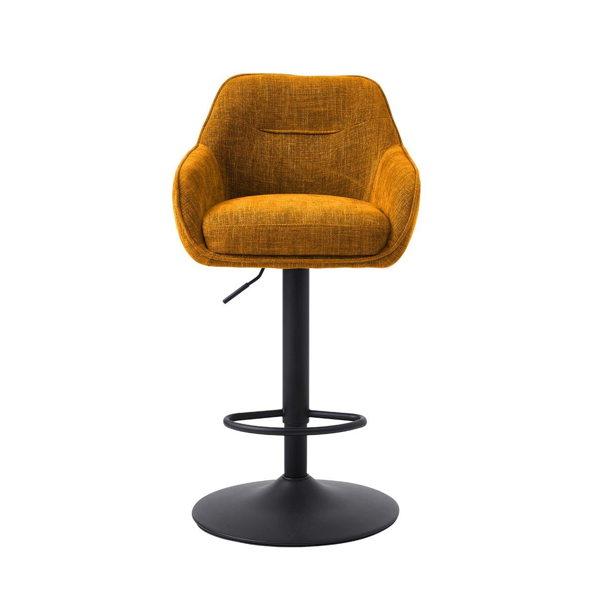 Giga Living - Barstoel Oranje - Verstelbaar - Avola - Set van 2