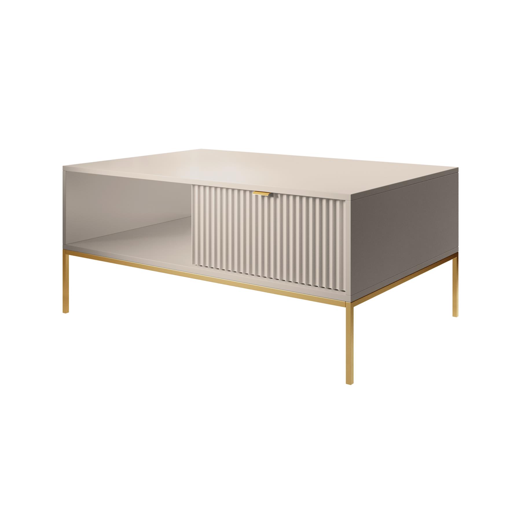 Meubella Salontafel Navil 2 - Beige - 104 cm
