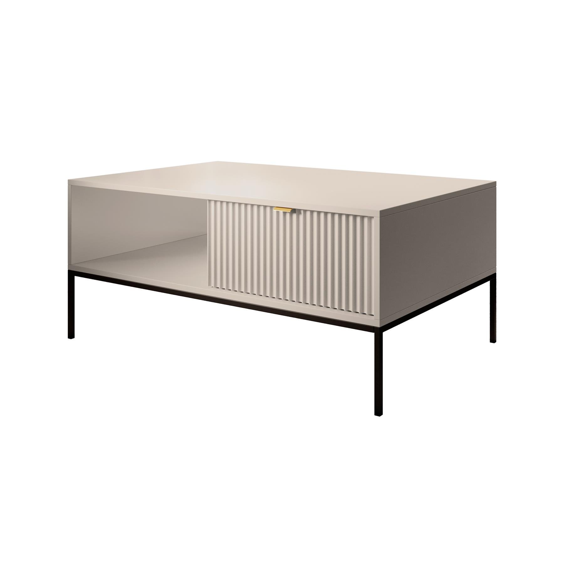 Meubella Salontafel Navil - Beige - 104 cm