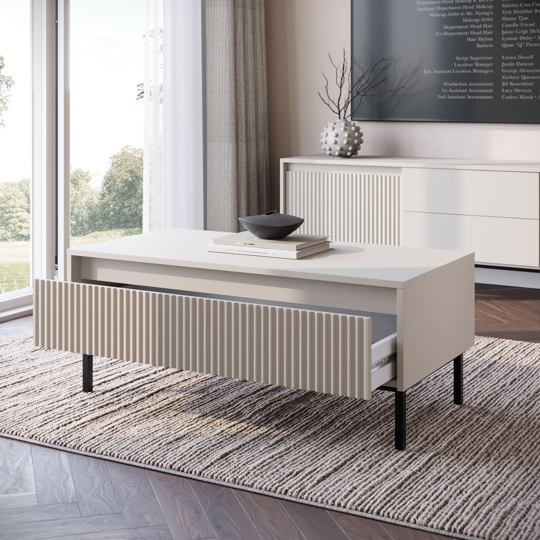Meubella Salontafel Orvana - Beige - 100 cm
