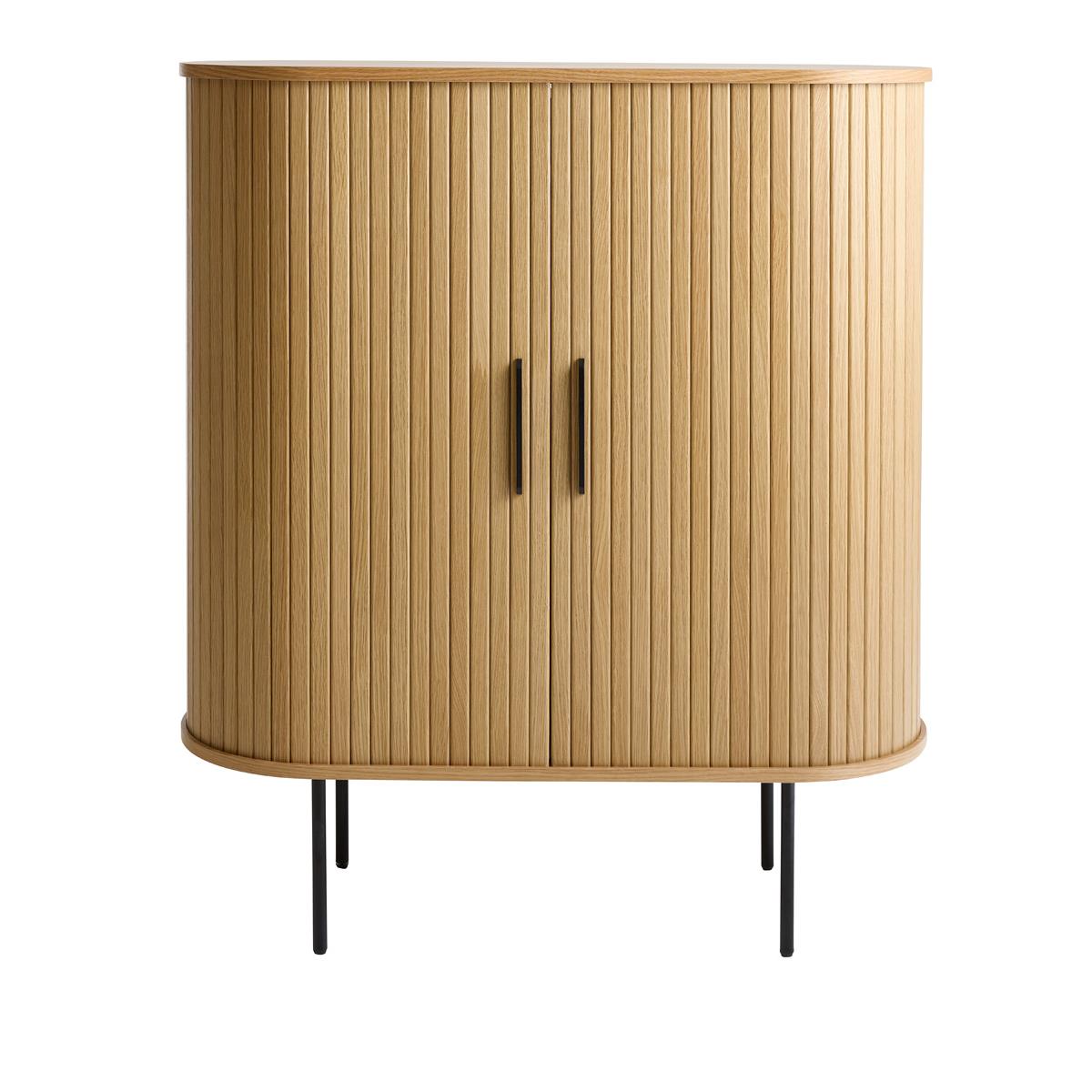 Giga Living - Kast Eikenhout - Incl Glazenrek - 118cm - Nola
